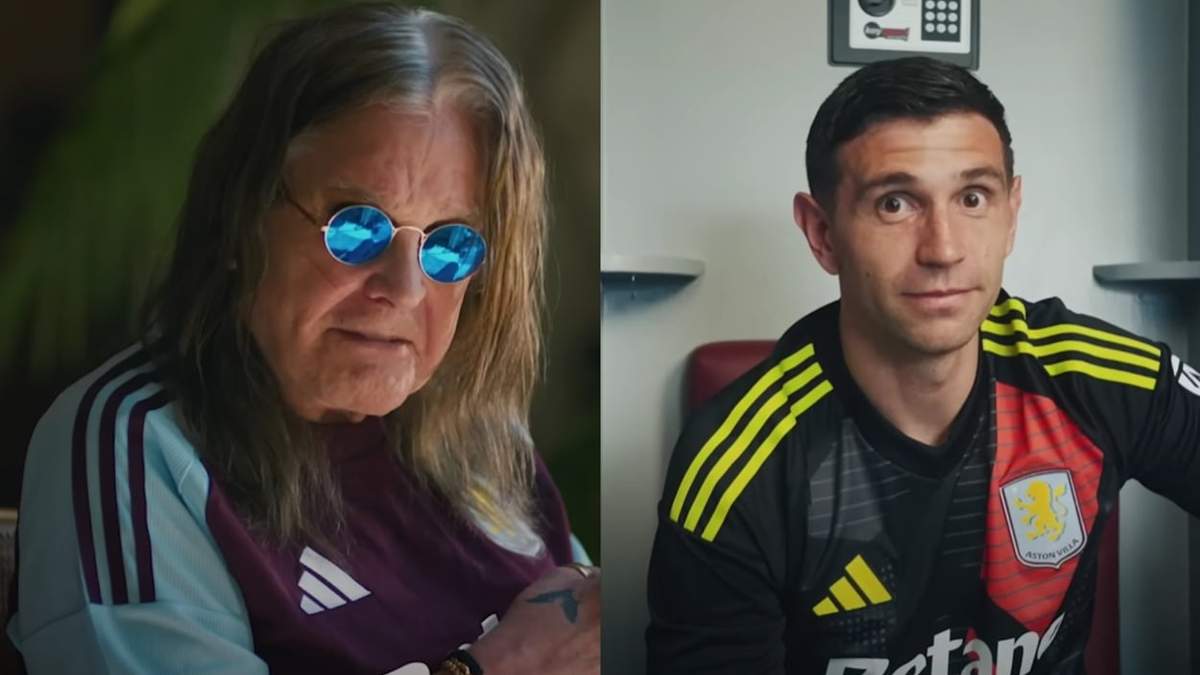 Ozzy Osbourne, su fanatismo por el Aston Villa y el spot que compartió con el “Dibu” Martínez