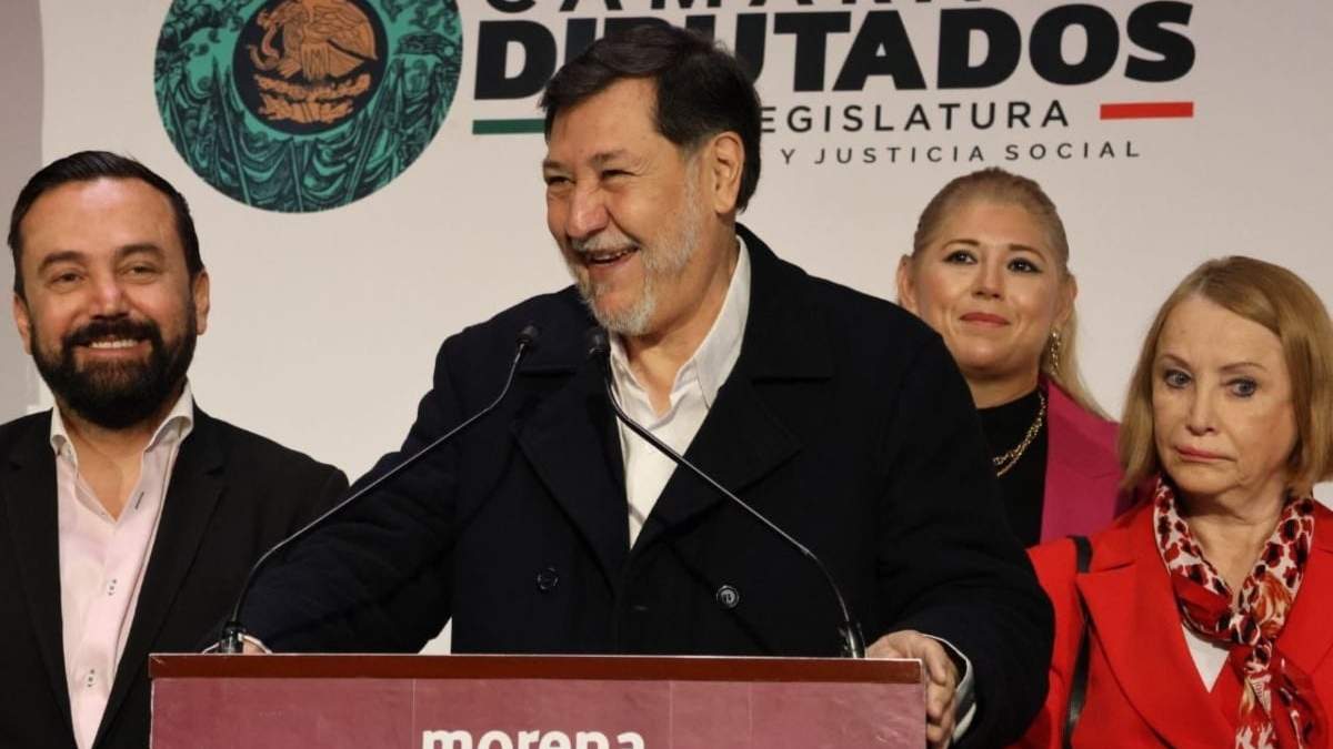 Gerardo Fernández Noroña en conferencia de prensa