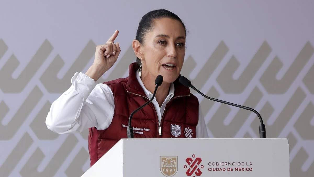 La jefa de gobierno, Claudia Sheinbaum