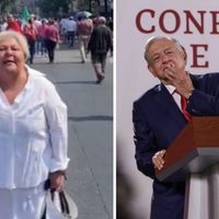 Señora que llamó “indio de Macuspana” a AMLO reaparece en video; esto dijo