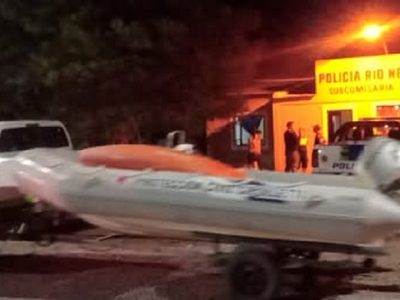 Con buzos intensifican la búsqueda de una niña en el río Limay