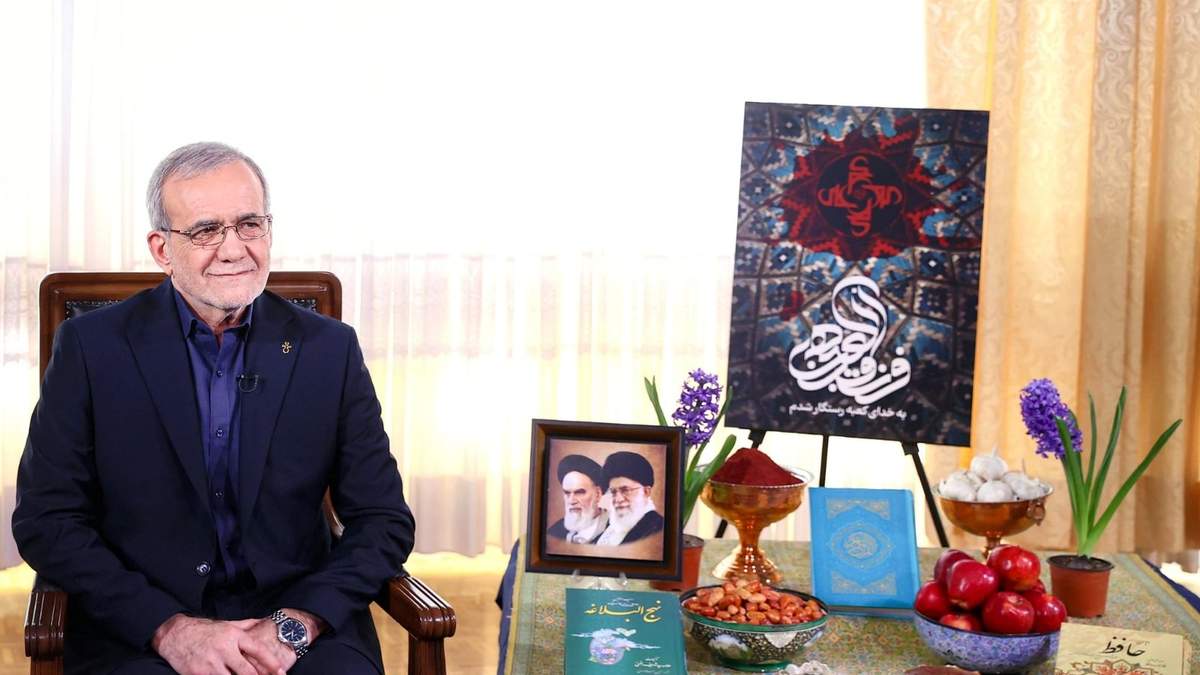 Masud Pezeshkian, presidente de Irán