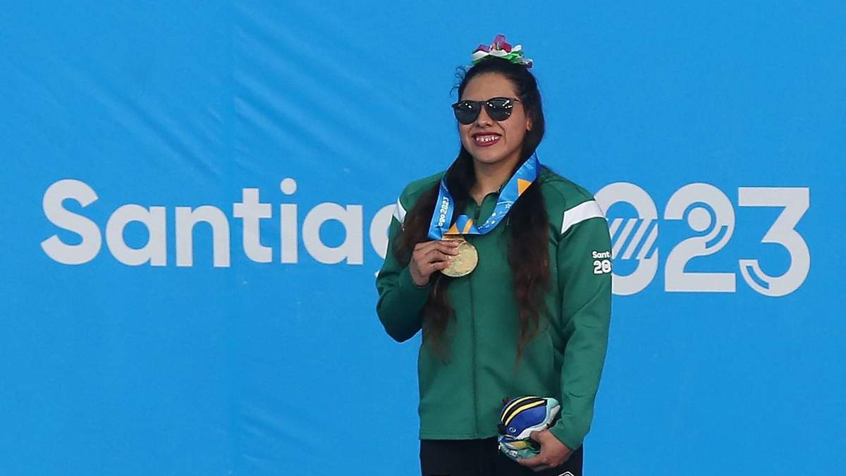 La campeona de para natación, Matilde Alcázar