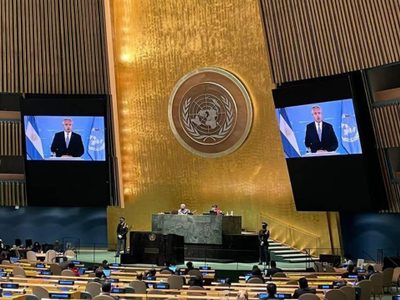 Alberto Fernández lamenta ante la ONU que Argentina está sometida a "un endeudamiento tóxico e irresponsable"