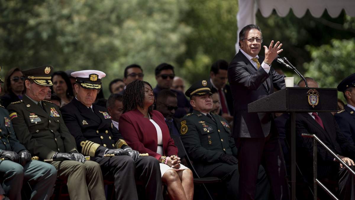 El presidente colombiano Gustavo Petro