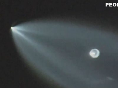Sorprende el cohete Space X al 'iluminar” cinco estados en México y EU (Video)