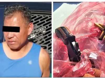 Detienen a un hombre por disparar un arma de fuego en la Central de Abasto