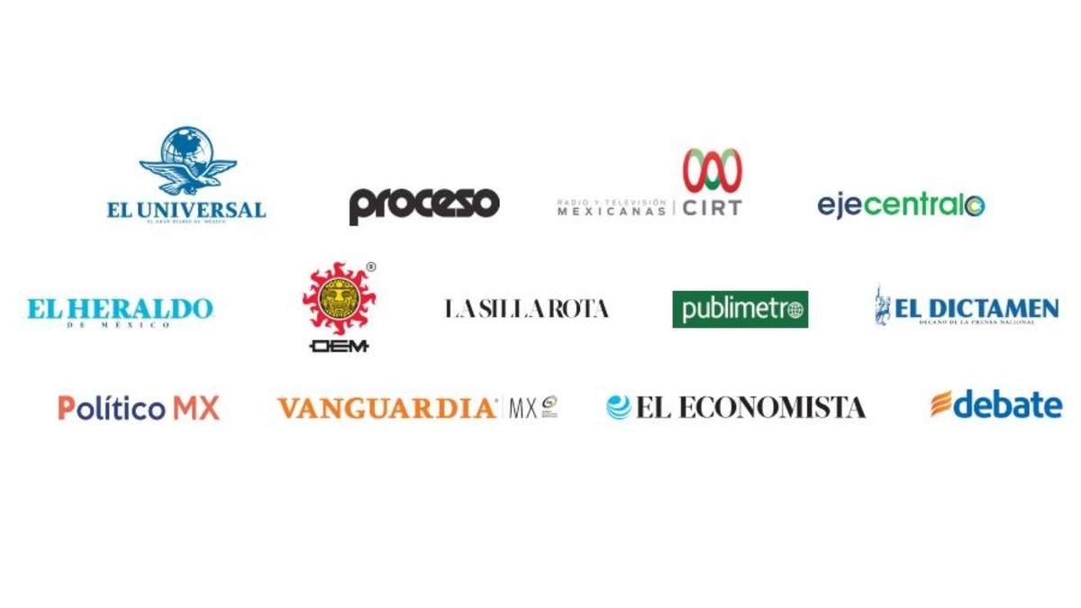 Integrantes de la "Alianza de Medios Mx"