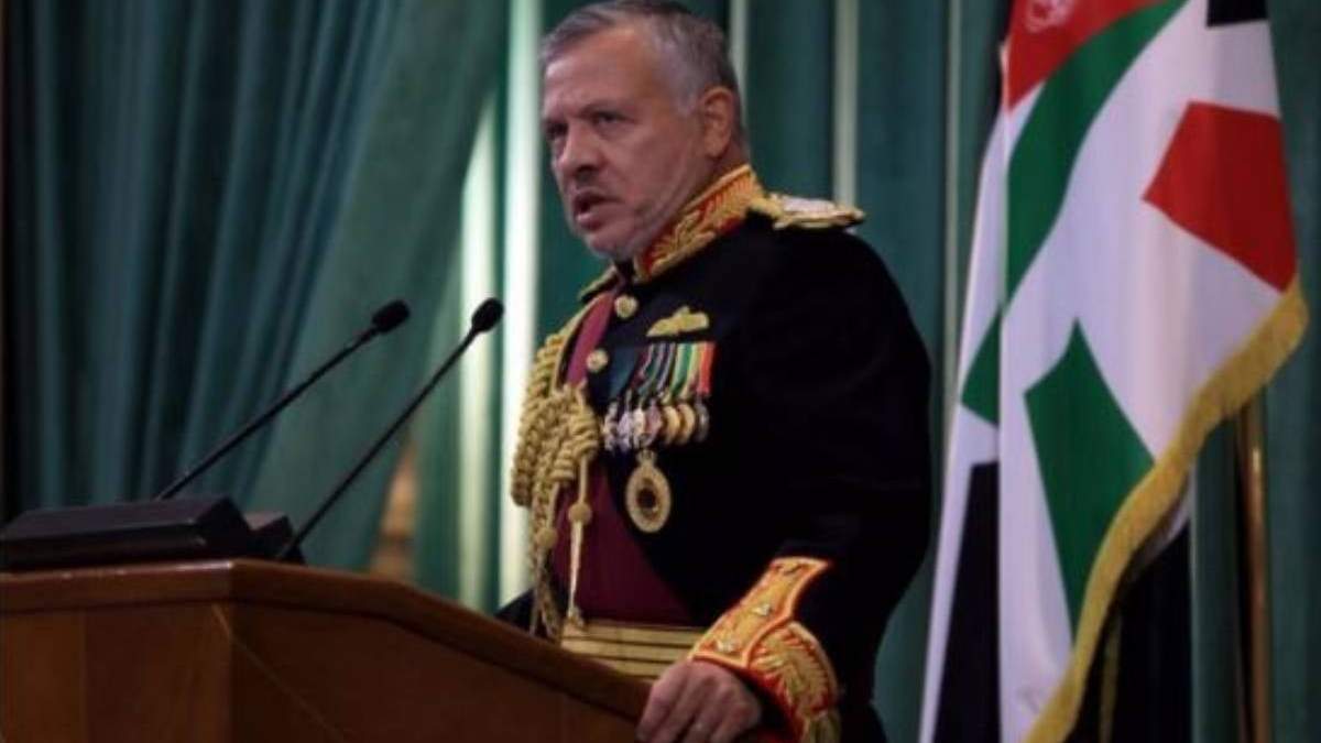 El rey Abdalá II de Jordania