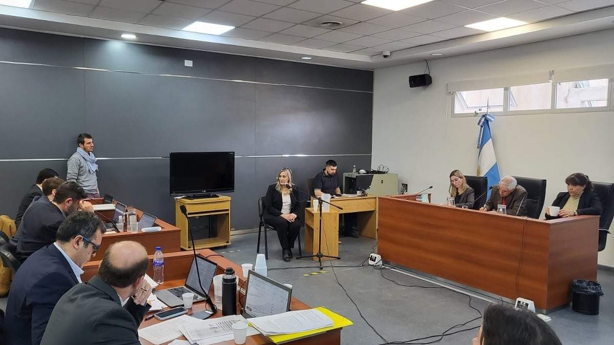 Audiencia de juicio a Germán Epul. Fuente (Poder Judicial Río Negro)