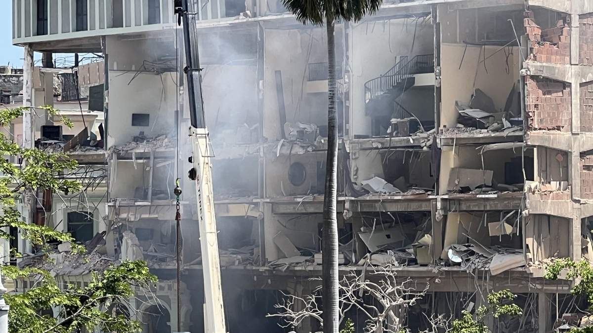 Explosión en el hotel