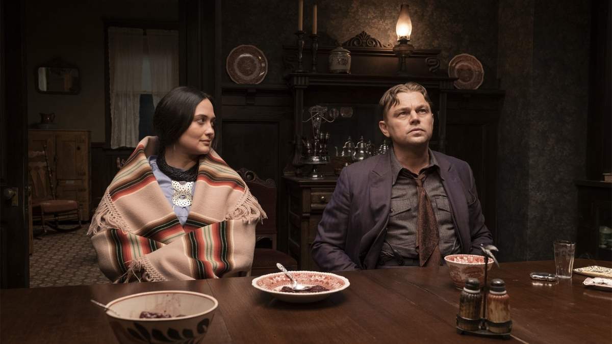 Gladstone y DiCaprio, en la nueva película de Scorsese
