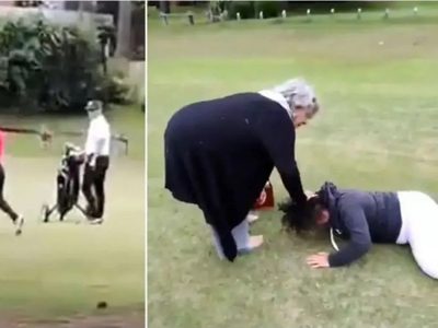 Escrachan a los dueños de una farmacia de Pinamar que atacaron a una mujer en el campo de golf