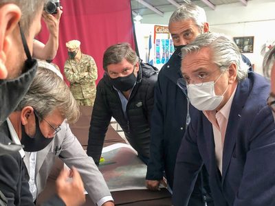 Comarca Andina: Alberto Fernández pasó por alto a Mariano Arcioni en su visita a Chubut