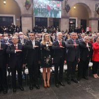 En su Quinto Informe de Gobierno, Del Mazo reconoce a AMLO como aliado de las familias mexiquenses