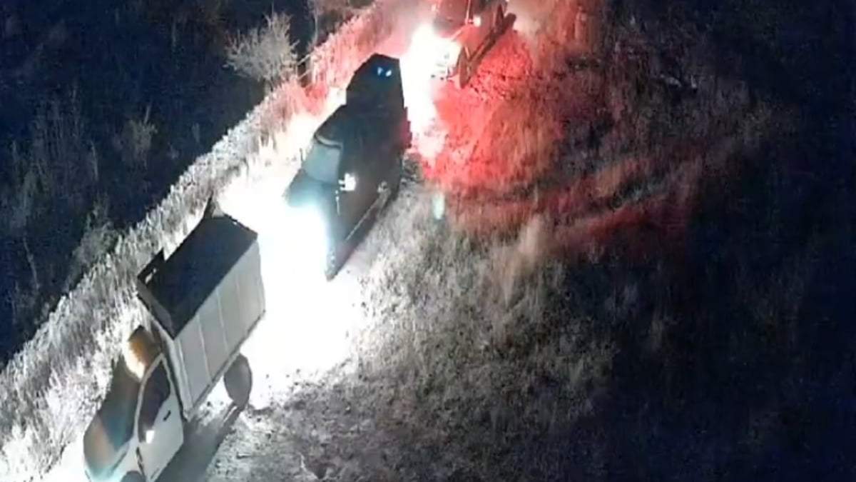 Los sicarios destruyeron cámaras de vigilancia a su paso por diversas calles de Teocaltiche