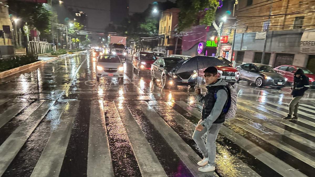 Se prevén intervalos de chubascos en la Ciudad de México