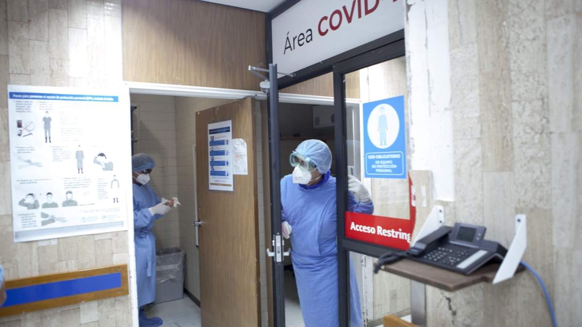 Área covid del Hospital Juárez de la CDMX