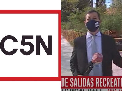 Máxima tensión en C5N: el sorpresivo momento que vivió un cronista de la señal en vivo