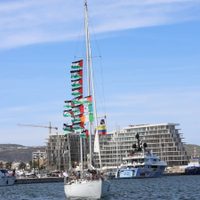 La Flotilla Global Sumud denunció a Israel por violar el espacio aéreo y la soberanía de Túnez