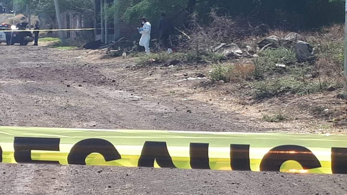 Zona donde hallaron al menor asesinado, en Yuriria
