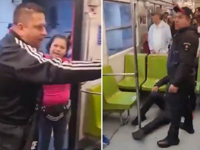 Agreden a policías en la Línea 8 del Metro; detienen a tres (Video)