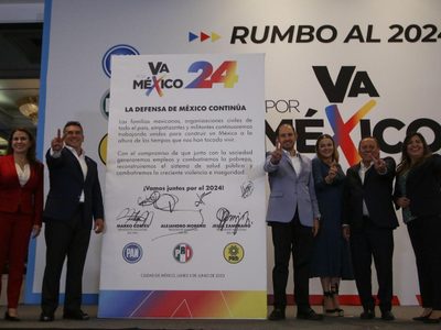 Va por México definirá su método para elegir candidato presidencial en la siguiente fecha