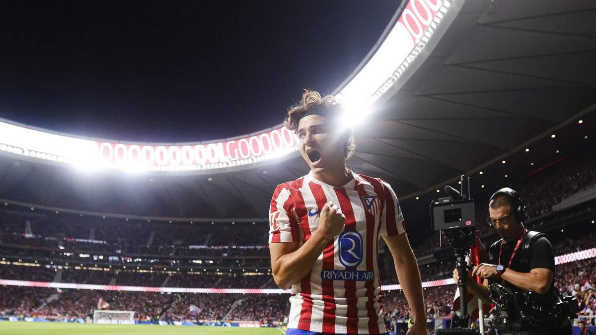 Primer hat-trick de Julián Álvarez en Atlético de Madrid.
