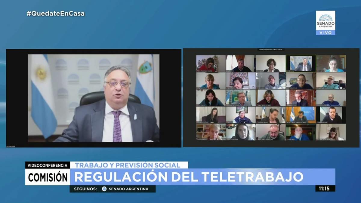 El proyecto de ley fue tratado en la Comisión de Trabajo de la Cámara de Senadores. (Fuente: Twitter)