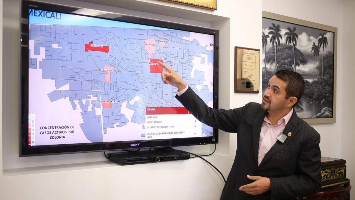 El secretario de Salud de Baja California, Alonso Pérez Rico