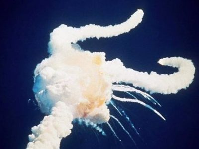 Restos del transbordador Challenger de la NASA localizados en el mar