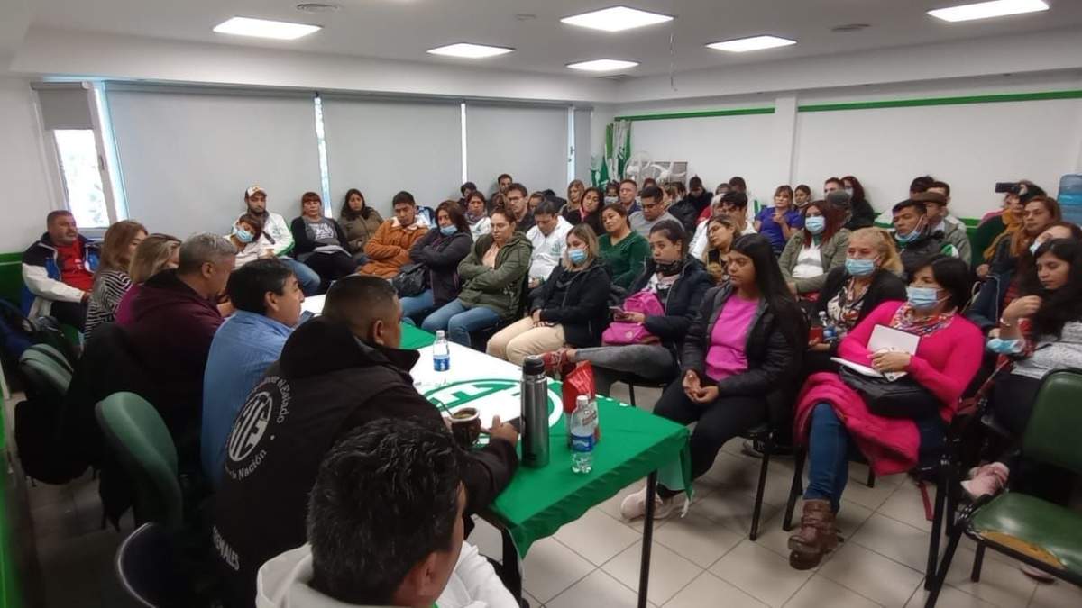 El Plenario de ATE decidió paro y movilización. Fuente: (Twitter)