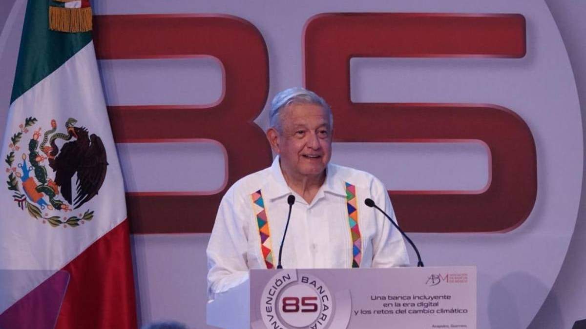 Andrés Manuel López Obrador en la 85 Convención Bancaria