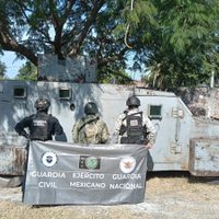Decomisan arsenal tras enfrentamiento en Buenavista, Michoacán