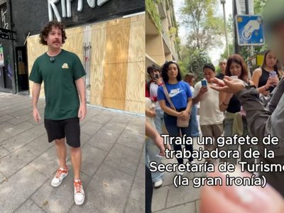 Luisito Comunica: Sectur se deslinda de mujer que lo encaró tras marcha contra la gentrificación