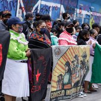 CDMX reubica plantón de la comunidad triqui, tras más de un año de protesta