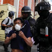 La policía boliviana agredió a una delegación del Frente de Todos