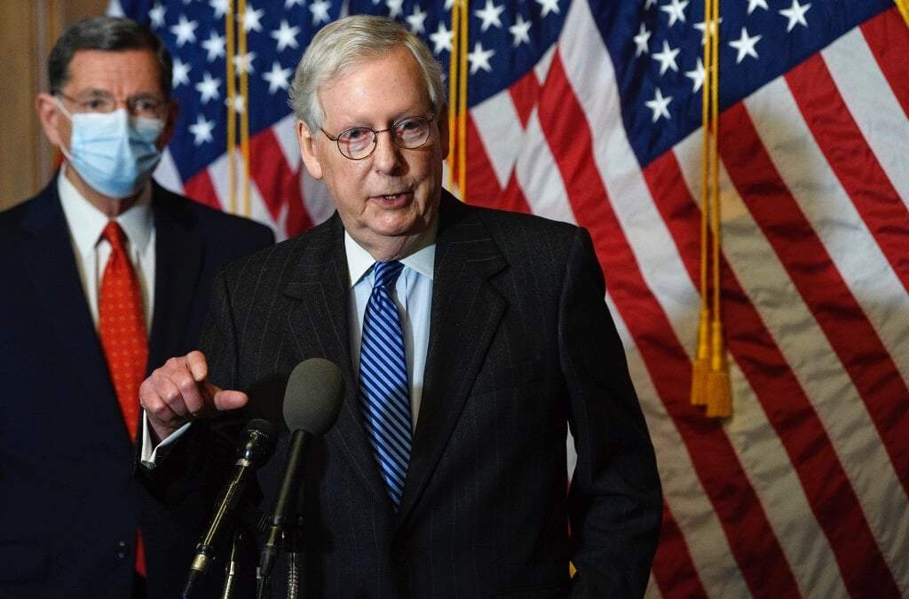 Mitch McConnell, líder republicano en el Senado