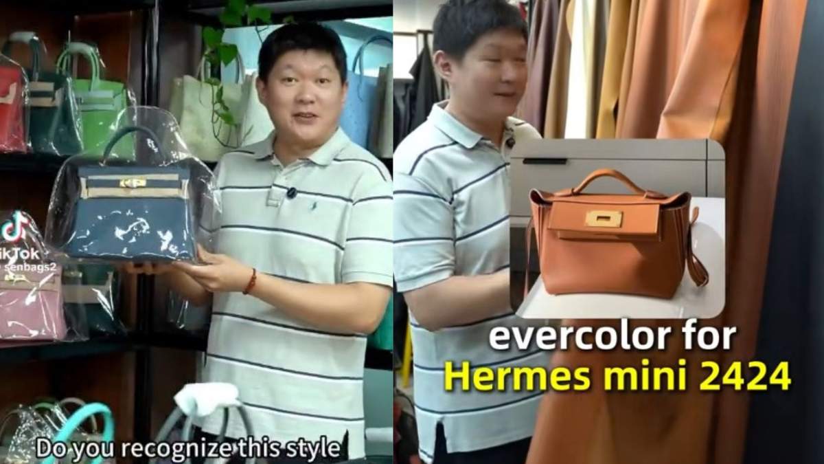 Influencers en TikTok detallan costos de materiales y mano de obra en bolsos de lujo fabricados en China.