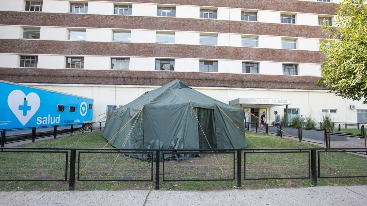 Hospital Posadas, en El Palomar, Provincia de Buenos Aires. Fuente: (Twitter)