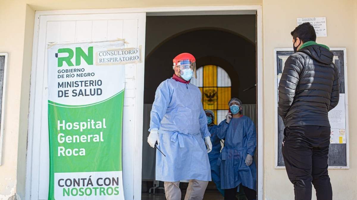 Coronavirus en Río Negro. Fuente: (Twitter)