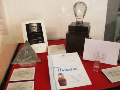 'Premio Tlamatini”. Homenaje póstumo a Miguel León-Portilla