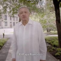 El INE ordena bajar espot de AMLO en donde evoca al Papa y al evangelio