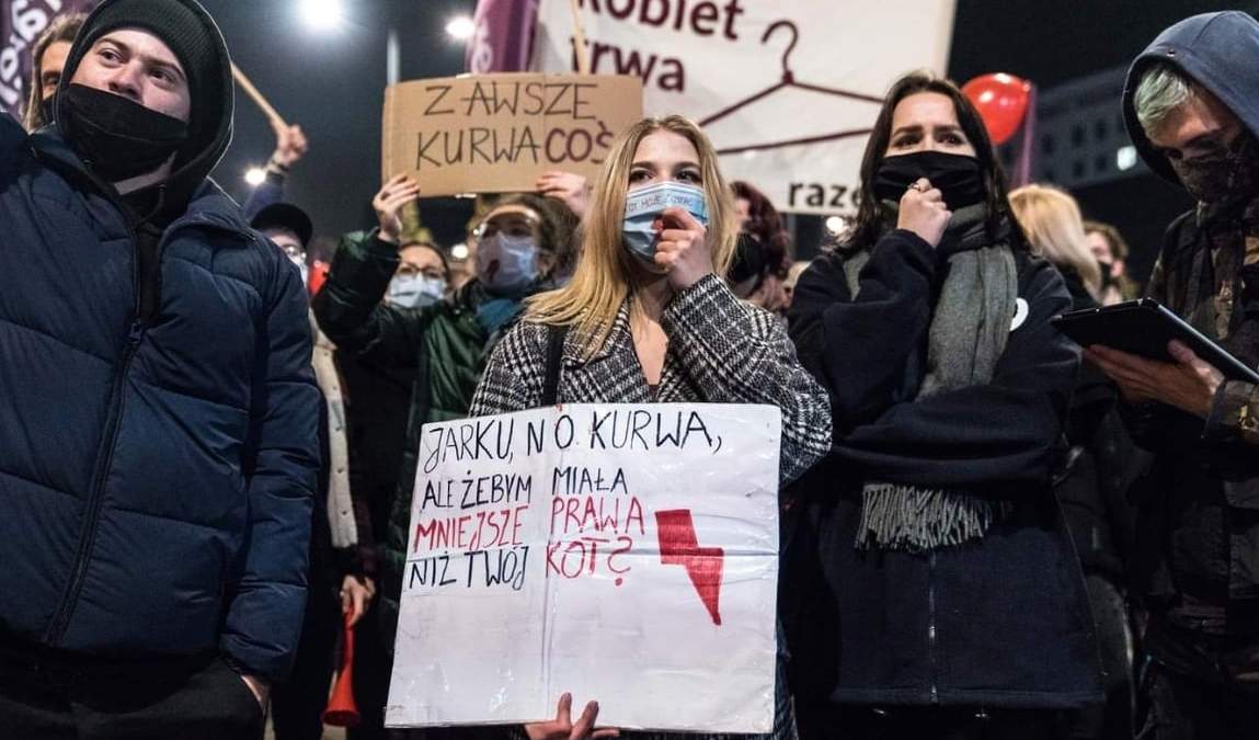 Manifestaciones en Polonia