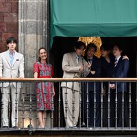 "Muchas gracias por amarnos tanto”, dice BTS desde Palacio Nacional (Videos)