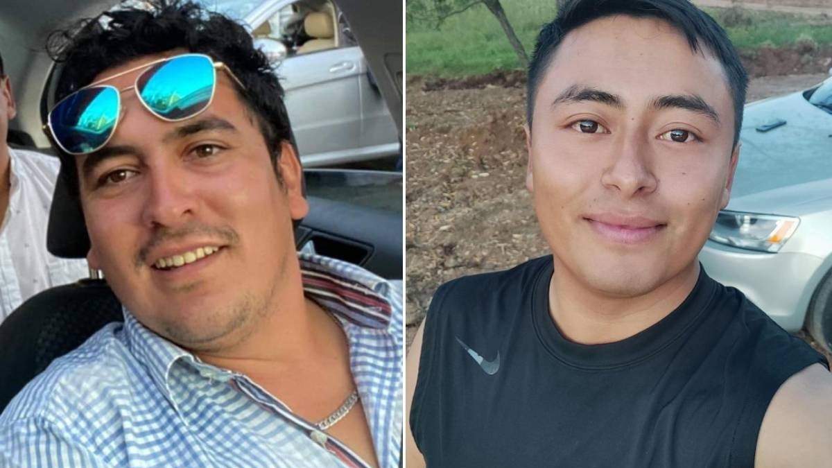 Juan Manuel Orozco Parra, de 31 años, y Jorge Alan Reyes Nieves, de 27