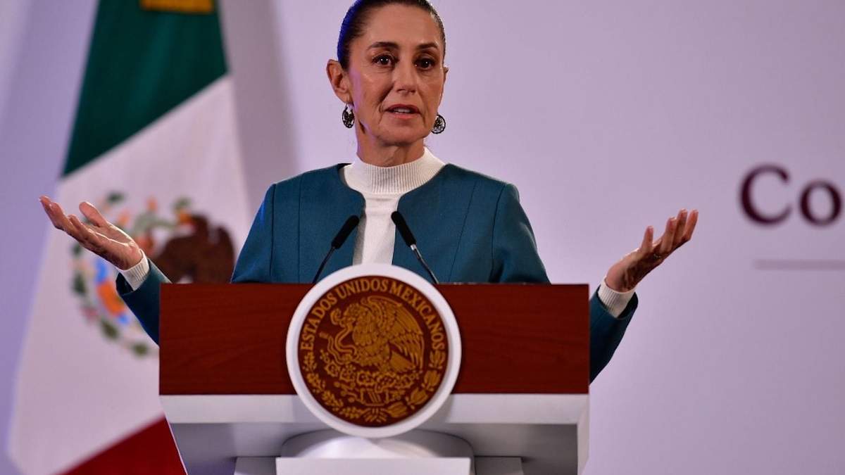 La presidenta en Palacio Nacional
