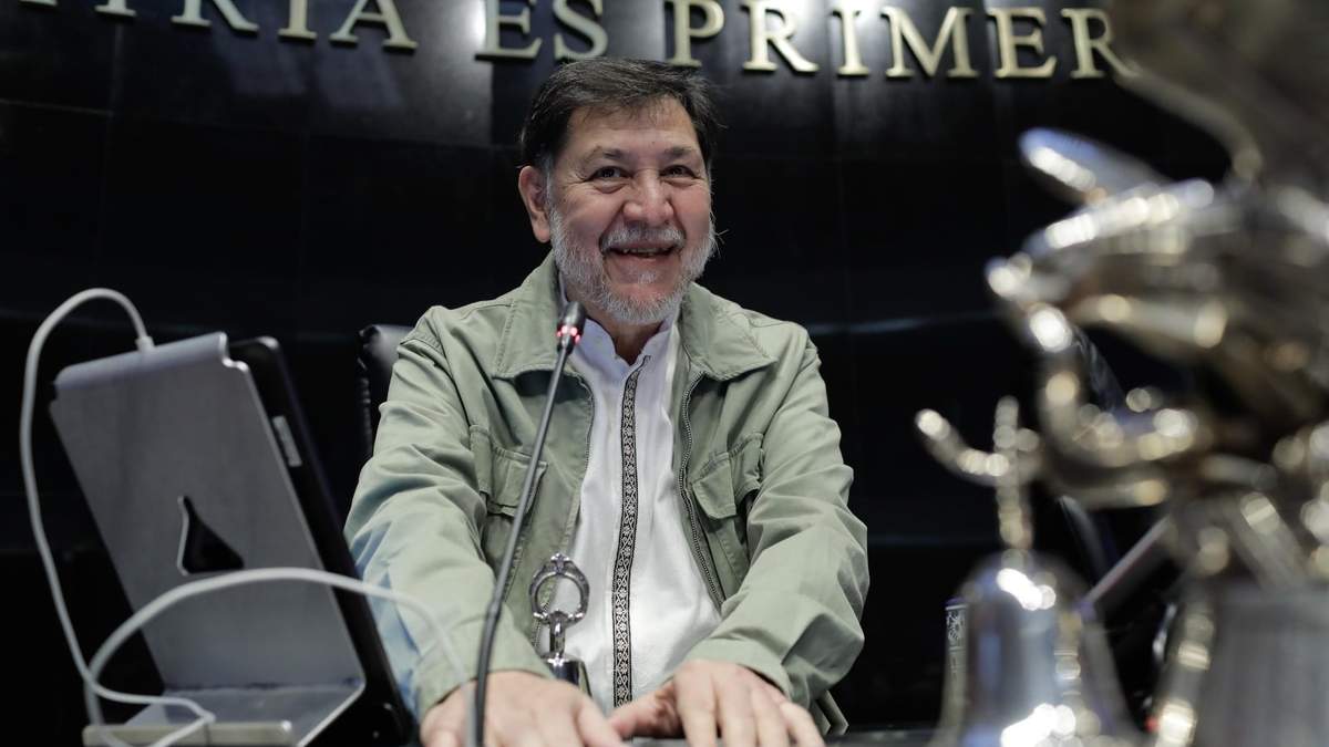 Gerardo Fernández Noroña en el Senado