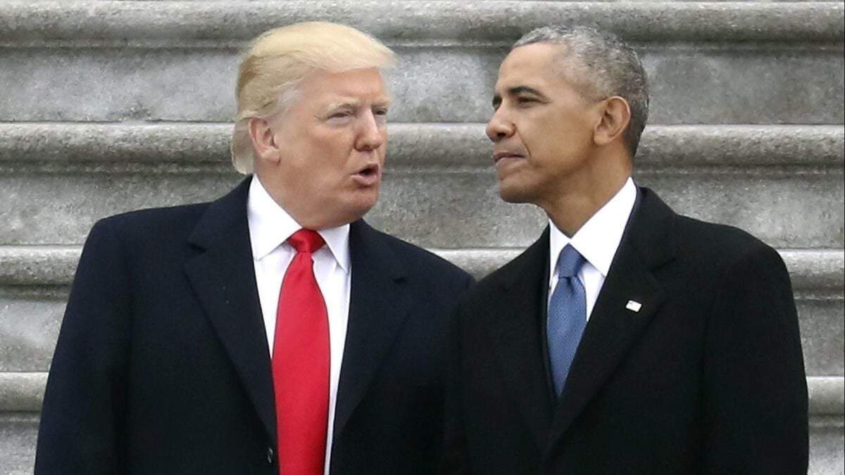 Obama y Trump