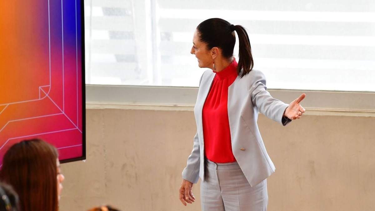 La jefa de gobierno en el foro “La Ciudad y la Transformación” de este viernes